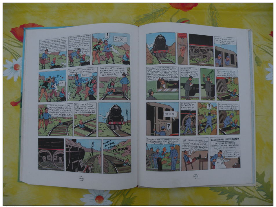 BD, LES AVENTURES DE TINTIN, Tintin en Amérique, 1981 Hergé - 62 pages édit Casterman