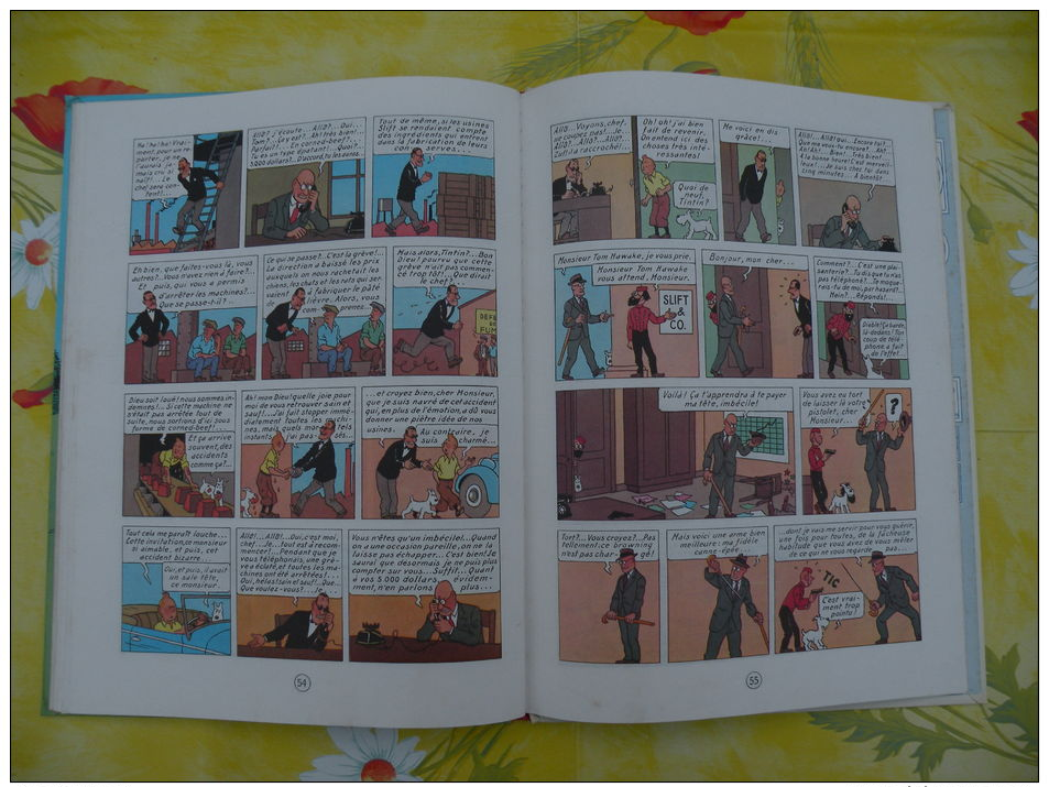 BD, LES AVENTURES DE TINTIN, Tintin en Amérique, 1981 Hergé - 62 pages édit Casterman