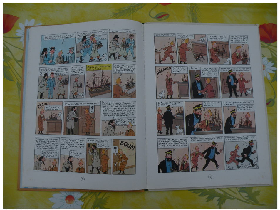 BD, LES AVENTURES DE TINTIN, Le Secret de la Licorne, 1981 Hergé - 62 pages édit Casterman