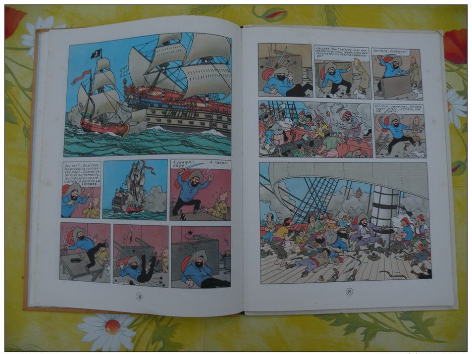 BD, LES AVENTURES DE TINTIN, Le Secret de la Licorne, 1981 Hergé - 62 pages édit Casterman