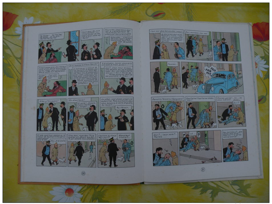 BD, LES AVENTURES DE TINTIN, Le Secret de la Licorne, 1981 Hergé - 62 pages édit Casterman