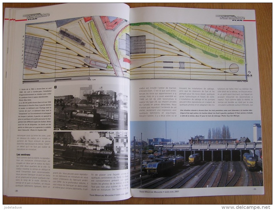 TRAIN MINIATURE N° 10 Chemins De Fer Rail Revue Modélisme Maquettisme SNCB NMBS Anvers Dam Audenaerde - Model Making