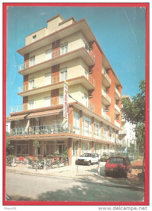 CARTOLINA VG ITALIA - MIRAMARE DI RIMINI (RN) - Hotel "AL MAROCCO" - 10 X 15 -  ANNULLO RIVIERA ROMAGNOLA 1985 - Rimini