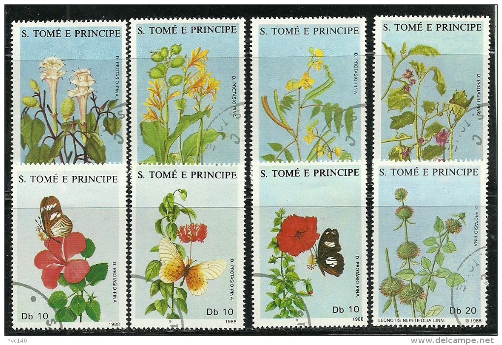 S. Tome&Principe; 1988 Medicinal Plants - Geneeskrachtige Planten