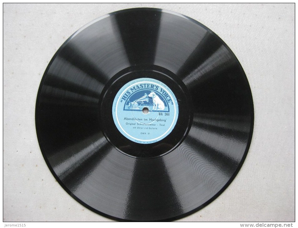 Disque Ancien 78 Tours Gramophone La Voix De Son Maitre : Classique  & - 78 Rpm - Schellackplatten