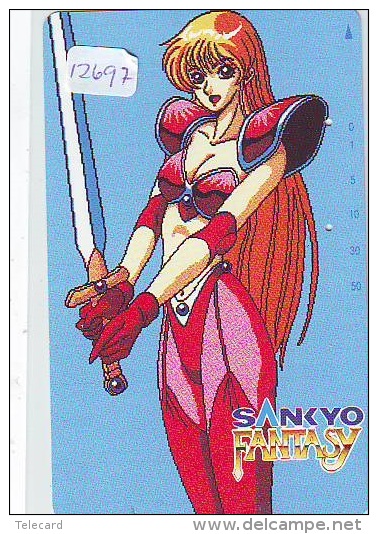 MANGA Télécarte Japon * Cinéma * SANKY0 FANTASY  * ANIMATE * Animé (12.697) TK * MOVIE * PHONECARD JAPAN - Film