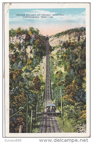 Incline Railway Up Lookout Moutain (taxes Stample, Timbre Taxe) - Chattanooga