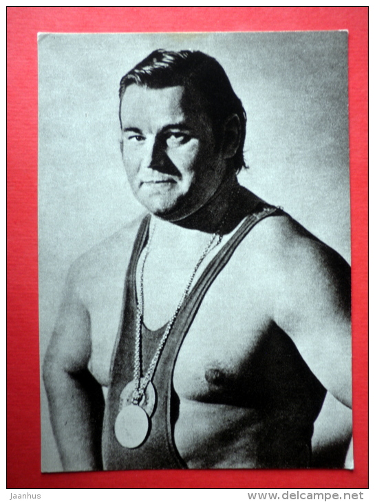 Jaan Talts - Weightlifting - Munich 1972 - Estonian Olympic Medal Winners - 1979 - Estonia USSR - Unused - Jeux Olympiques