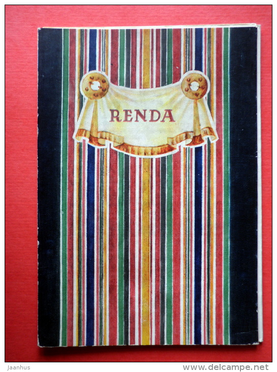 Booklet - Latvian Women National Costumes - Renda - Latvia USSR - Unused - Non Classés