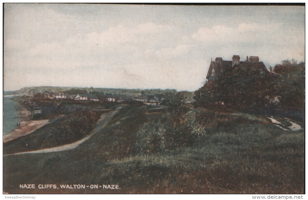 Walton On Naze Naze Cliffs Postcard Essex  Unused - Autres & Non Classés