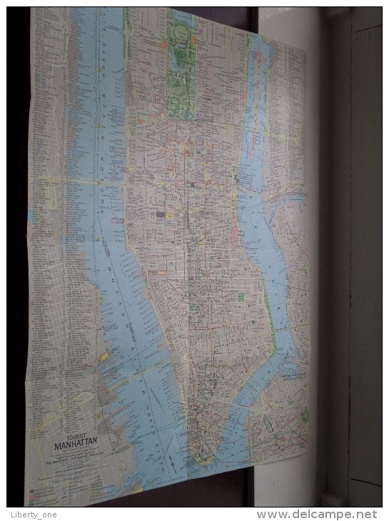 GREATER NEW YORK ( Atlas Plate 15 National Geographic ) Scale : 133,056 Or 1.2 Miles To The Inch / Anno 1964 ! - World