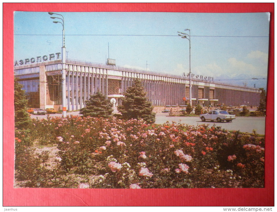 Airport - Car Volga - Alma Ata - Almaty - 1982 - Kazakhstan USSR - Unused - Kazajstán