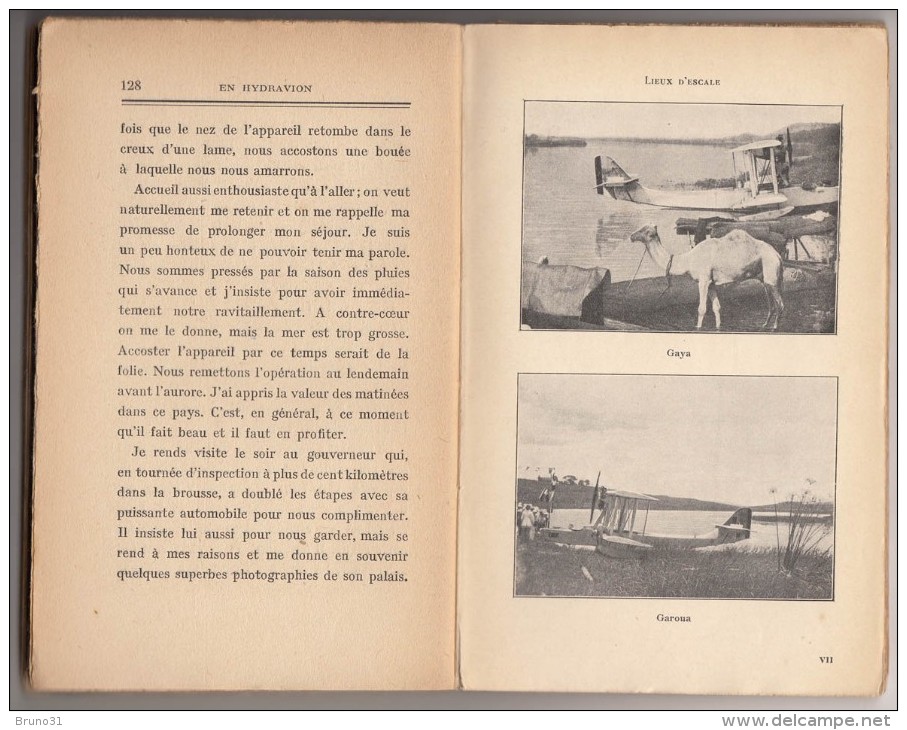 Marc BERNARD : En Hydravion Au Dessus Du Continent Noir - Grasset 1927 - Avión