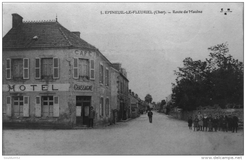 Epineuil Le Fleuriel : Route De Maulne - Autres & Non Classés