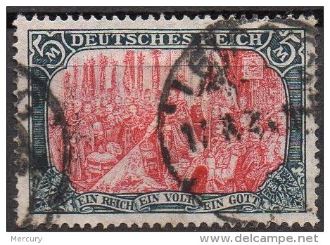 ALLEMAGNE - 5 M. Oblitéré Curieux - Dentelé 14.5 X 14 - Used Stamps