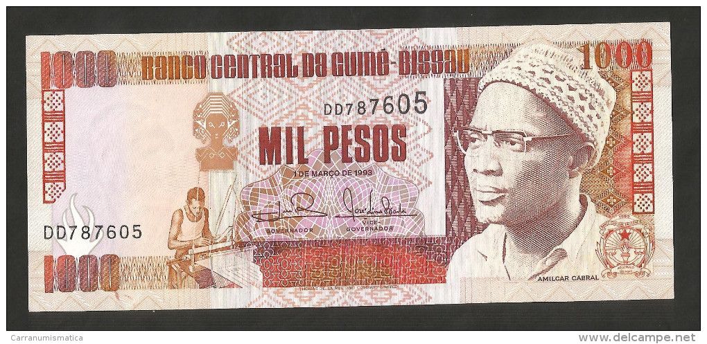 [NC] GUINEA - BISSAU - BANCO CENTRAL De GUINE' BISSAU - 1000 PESOS (1993) - Guinea–Bissau