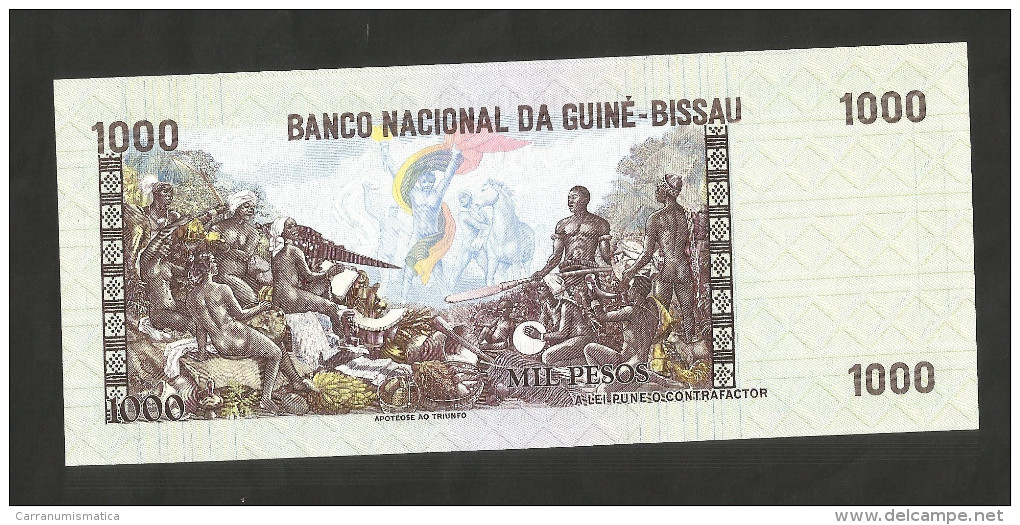 [NC] GUINEA - BISSAU - BANCO CENTRAL De GUINE' BISSAU - 1000 PESOS (1978) - Guinea–Bissau