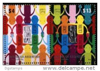 Argentina 2013 **  UPAEP Lucha Contra La Discriminacion.  See Description. - Unused Stamps