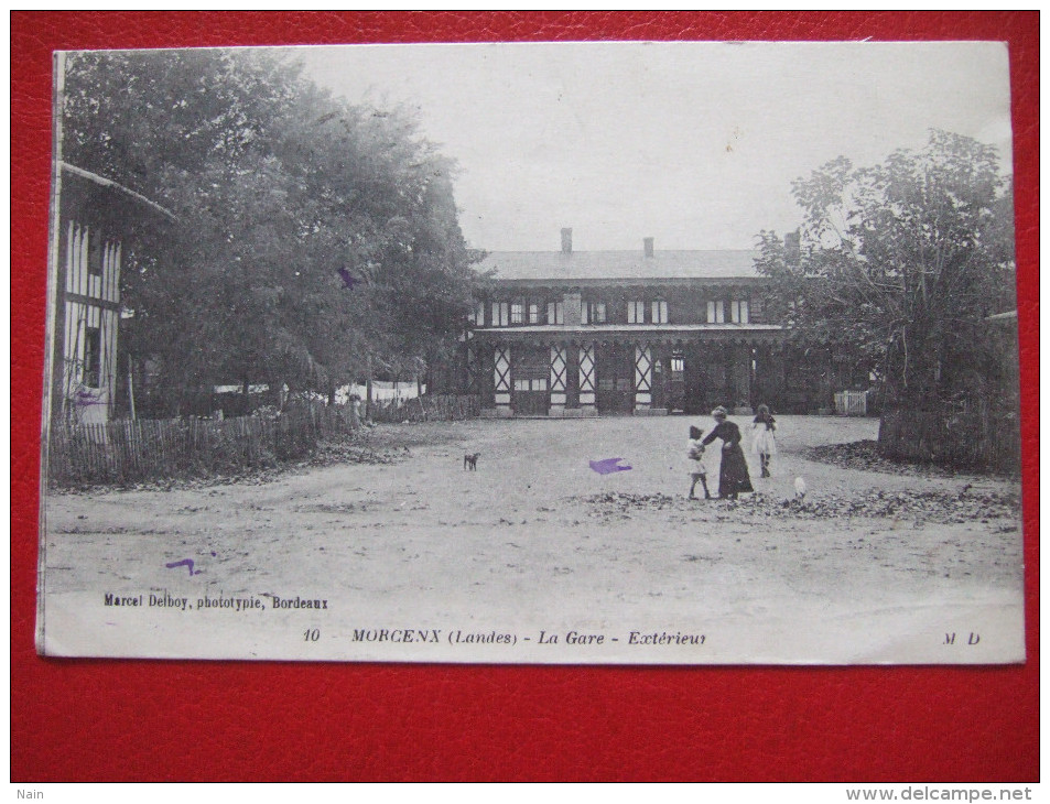 40 - MORCENX - LA GARE - EXTERIEUR - - Morcenx