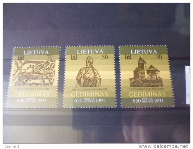 TIMBRE   De  LITUANIE   YVERT N° 417.420** - Lituania