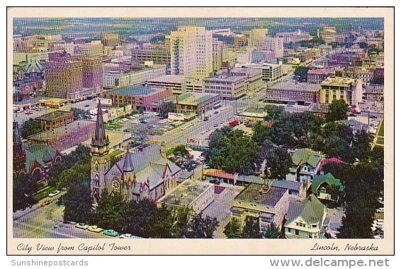 City View From Capitol Tower Lincoln Nebraska - Lincoln