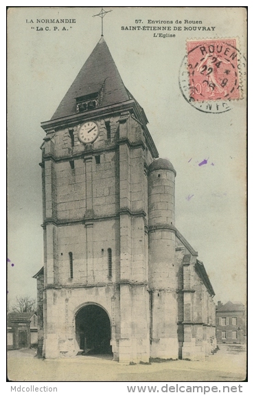 76 SAINT ETIENNE DU ROUVRAY / L'Eglise / CARTE COULEUR - Saint Etienne Du Rouvray