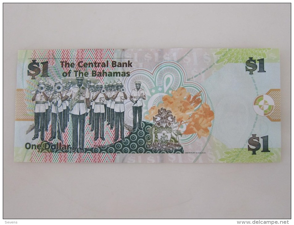 2008 The Central Bank Of The Bahamas,1 Dollar, Last 3 Serial Number Specially With 222 - Bahamas