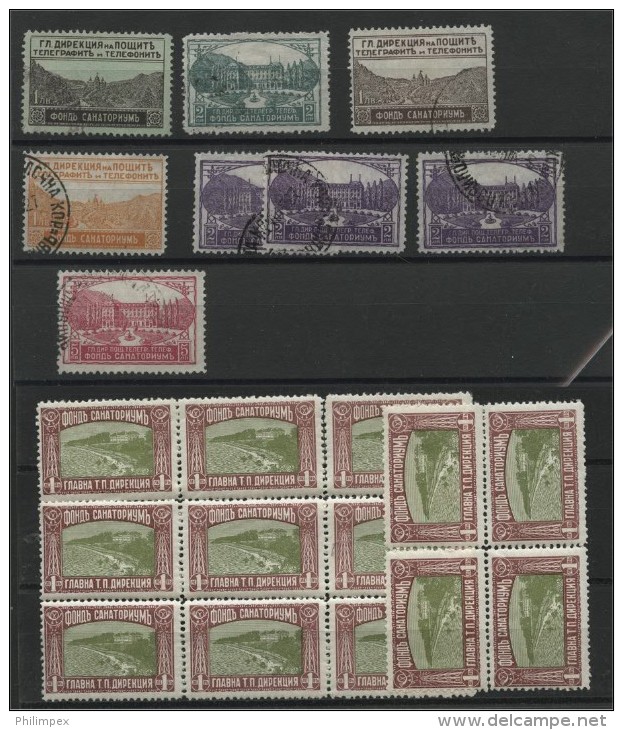 BULGARIA, NICE LOT MOSTLY CLASSIC POSTAGE DUES CV €2440+