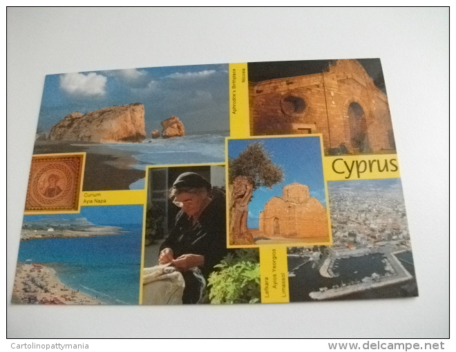 STORIA POSTALE FRANCOBOLLO COMMEMORATIVO Cyprus Cipro Kibris Zypern Chypre Kypros Multivedute Views - Cipro