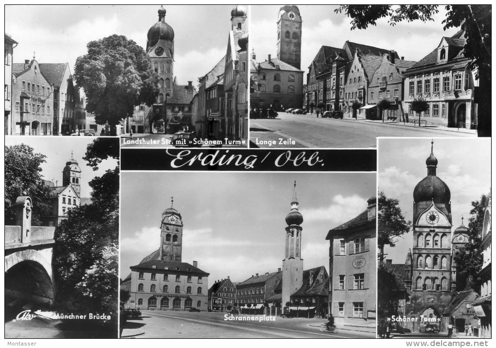 ERDING. Vedute. Posted For GORIZIA 1963. - Erding