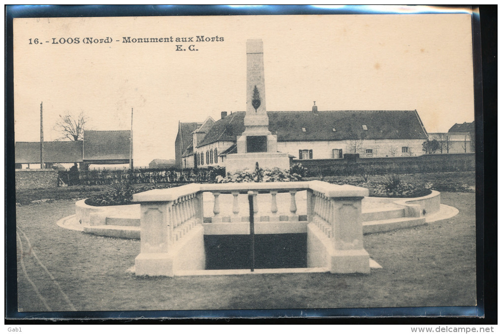 59 --  Loos -- Monuments Aux Morts - Loos Les Lille