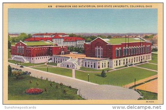 Ohio Columbus Gymnasium And Natatorium Ohio State University  Albertype - Columbus