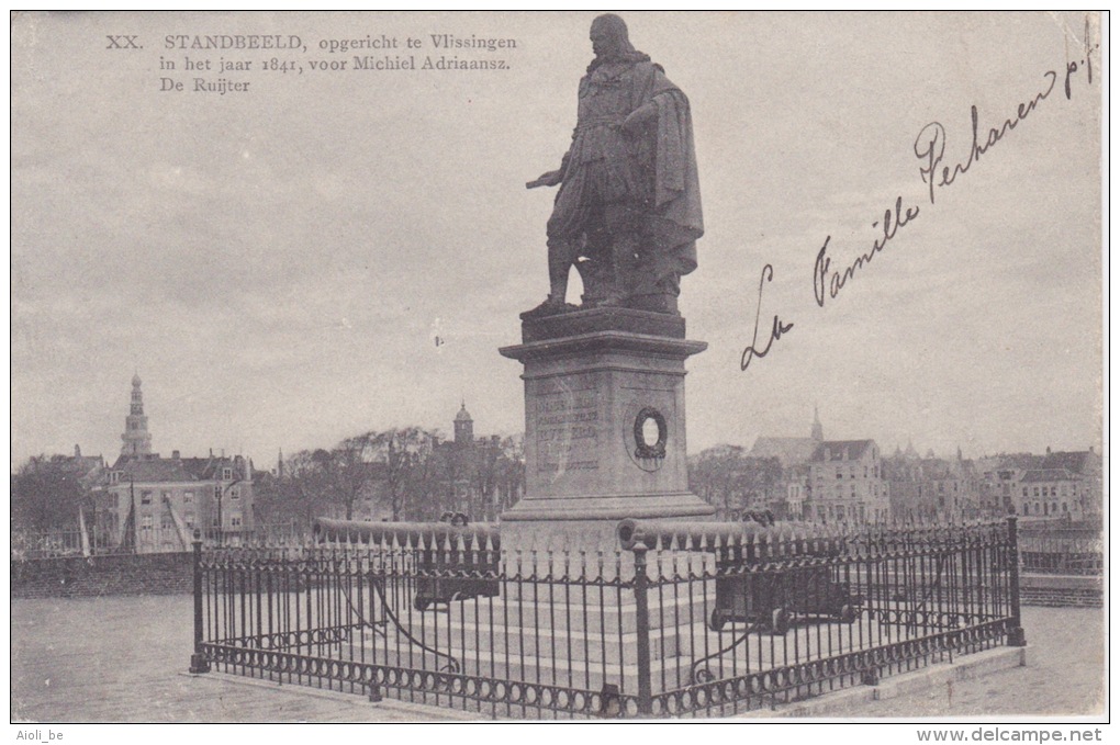 Standbeeld, Opgericht Te Vlissingen In Het Jaar 1841, Voor Michiel Adriaanz De Ruijter. - Vlissingen