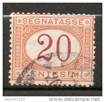 ITALIE   Taxe 20c Orange Carmin 1870-03 N°7 - Taxe