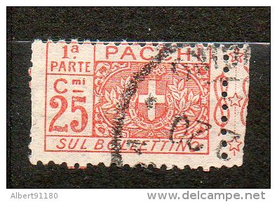 ITALIE   C Postaux  25c Rouge 1914-22 N°10 - Paquetes Postales