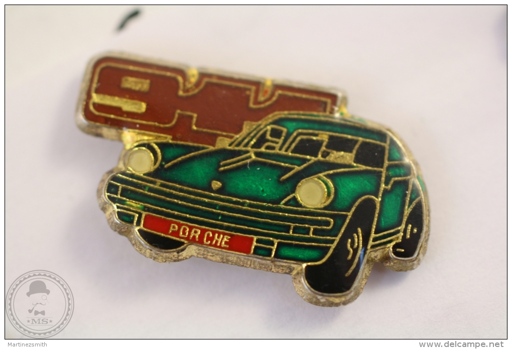 Porche 911 Green Colour - Enamel Pin Badge #PLS - Porsche