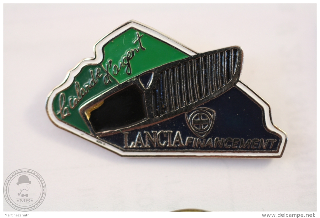 Lancia Financement - Advertising  Pin Badge #PLS - Otros & Sin Clasificación