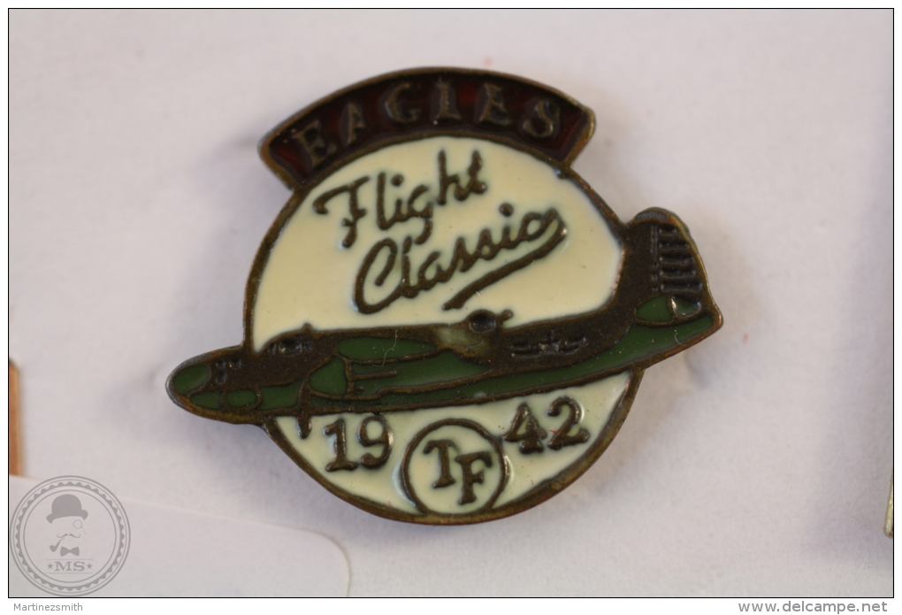 Military Airplane - Eagles Flight Classic 1942 - Pin Badge #PLS - Airplanes