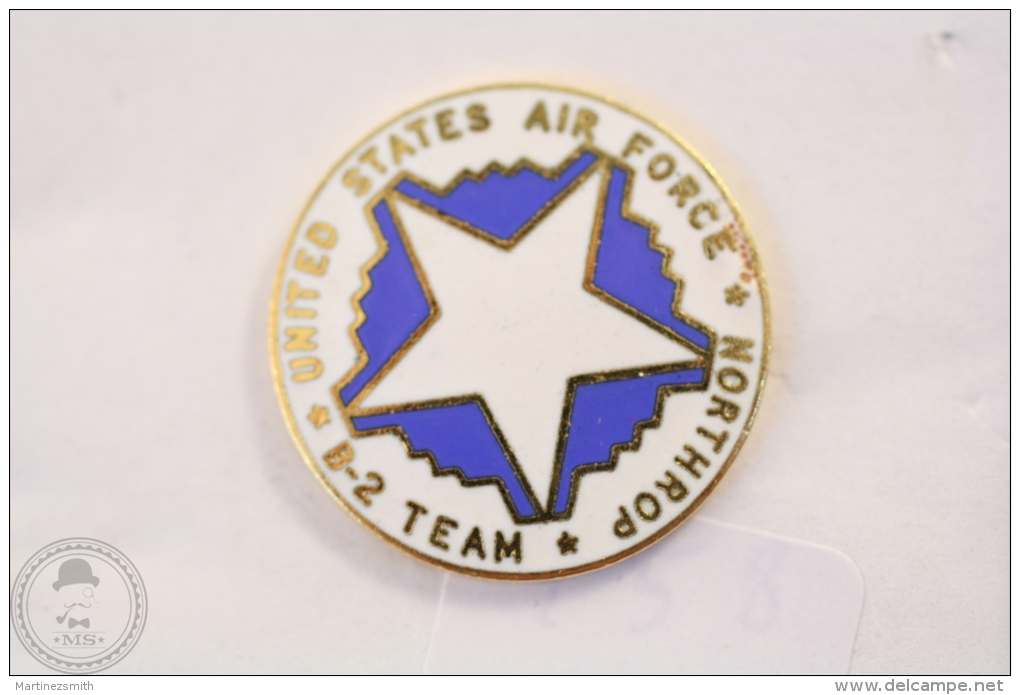 United States Air Forces B- 2 Team - Northrop - Pin Badge #PLS - Militares