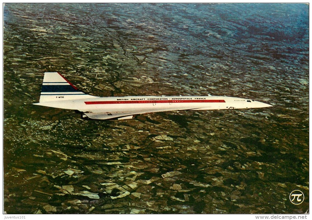 CPSM Avion-Le Concorde    L1659 - 1946-....: Moderne