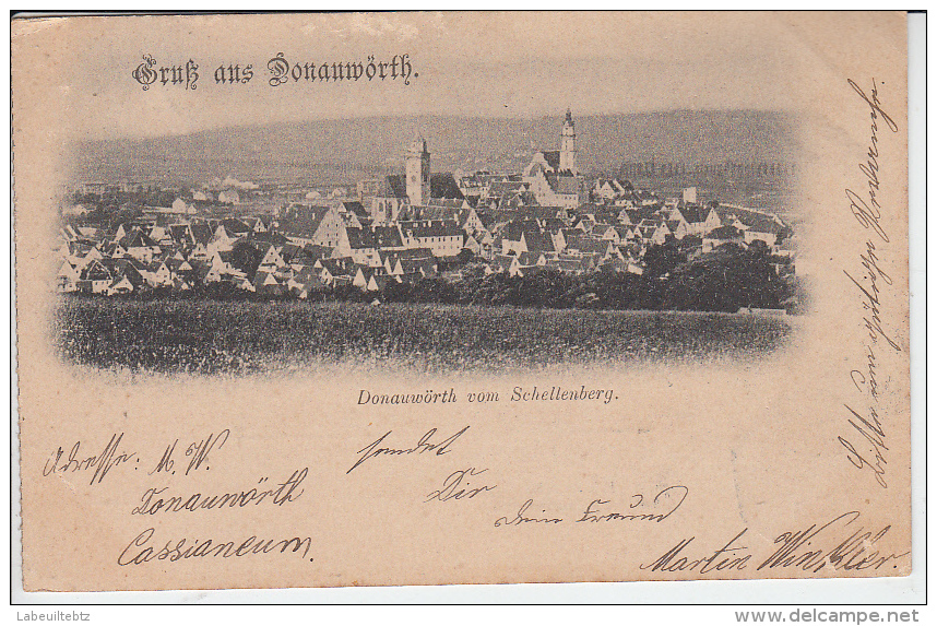 Gruss Aus DONAUWÖRTH  Vom Schellenberg - Donauwoerth