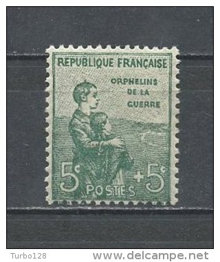 FRANCE 1917  N° 149 * Neuf  Infime Trace De Charnière = MH  TTB  Cote  25 &euro;  Orphelins De La Guerre - Neufs