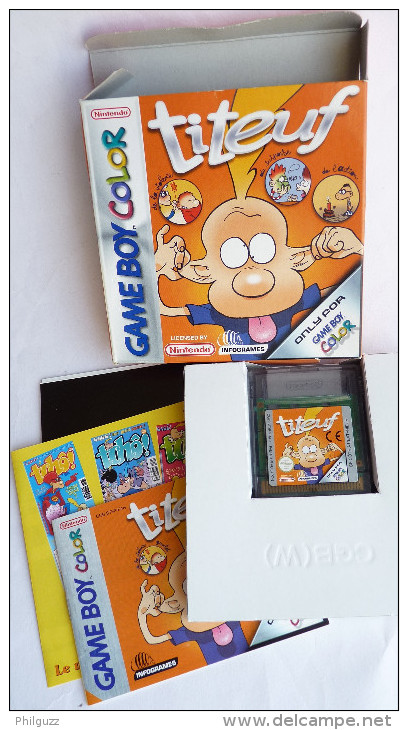 JEU NINTENDO GAME BOY Color TITEUF - En Boîte Avec Livret (2) - Game Boy Color