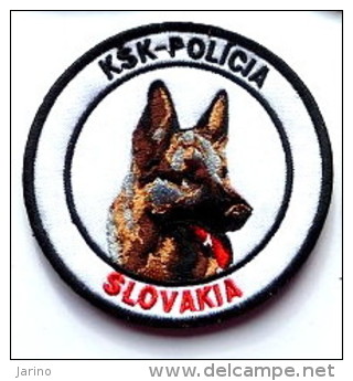 Police Slovaque - Slovakia, écussons Tissu-Patches, KŠK Policia, SWAT-RIOT Unit - Polizei