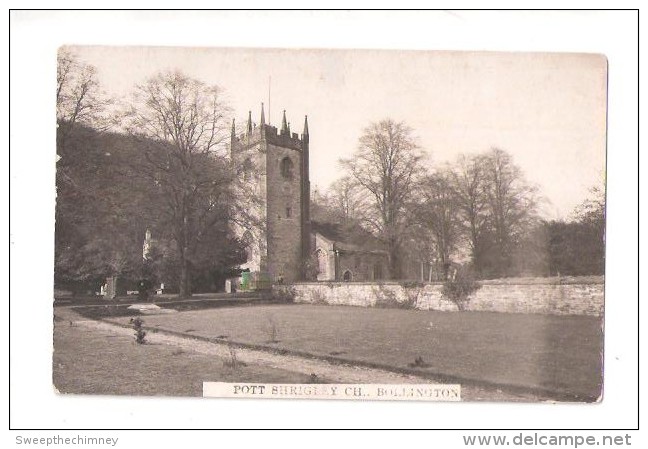 RP POTT SHRIGLEY CHURCH BOLLINGTON NR MACCLESFIELD Cheshire Unused - Otros & Sin Clasificación