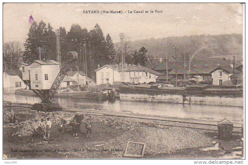 Bayard  " Le Canal Et Le Port " Belle Carte Bien Animée - Chevillon