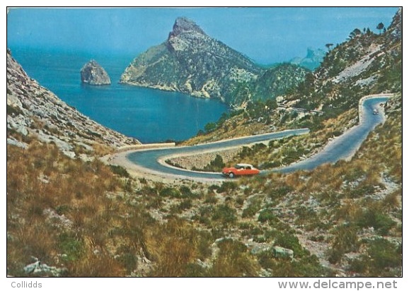Mallorca Formentor Citroen DS ID Rouge Ou Orange Capucine Seule - Autres & Non Classés