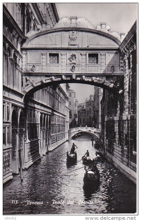 PC Venezia - Ponte Dei Sospiri - 1955 (5737) - Venezia (Venedig)