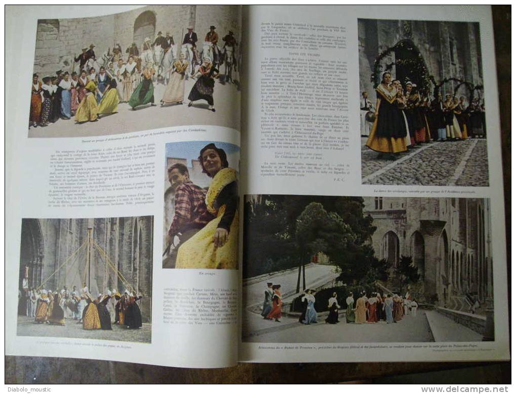 L'illustration 7 août 1938 : Les fêtes d' AVIGNON ; La fête du VIN (couleurs) ; AURILLAC ; Les Régates Internationales.