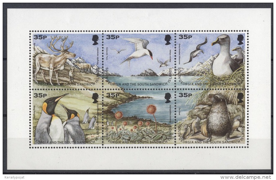 South Georgia - 1998 Fauna And Flora Kleinbogen MNH__(TH-14390) - Géorgie Du Sud